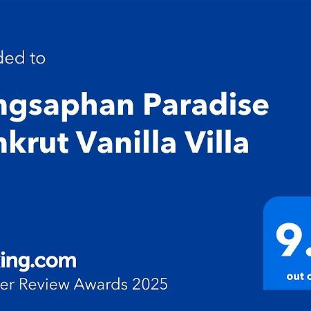 Bangsaphan Paradise Bankrut Vanilla Villa Eksteriør billede